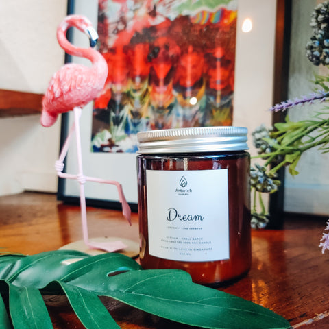 Dream Scented Candle - Coconut Lime Verbena