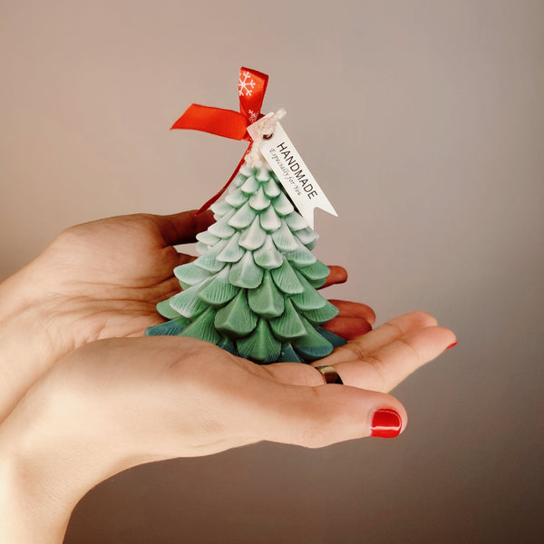 Snowy Christmas Tree Soy Candle
