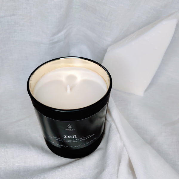 zen scented candle