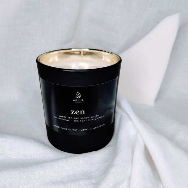 Everyday Zen White Tea & Sandalwood Scented Soy Candle