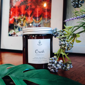 Crush - raspberry sangria soy candle - artwick candle